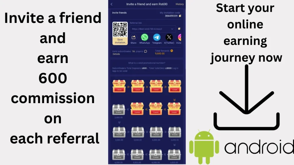 8 Bet referral